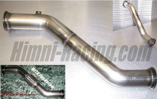 Himni 3" To 4" Stainless Steel V-Band Downpipe - 86-92 RX-7